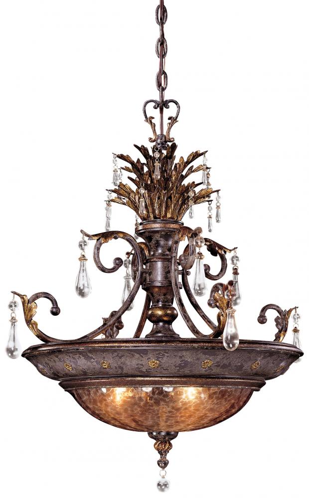 3 Light Bowl Pendant