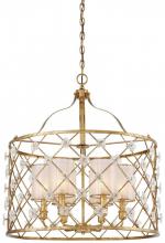 Minka Metropolitan N6566-596 - VICTORIA PARK - 6 LIGHT CHANDELIER