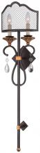 Minka Metropolitan N7102-258B - CORTONA - 2 LIGHT WALL TORCHIERE