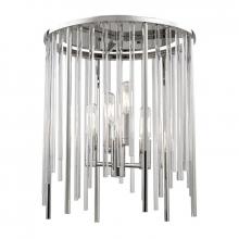 Hudson Valley 2510-PN - 4 LIGHT FLUSH MOUNT