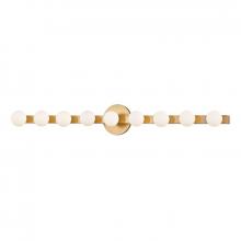 Hudson Valley 7009-AGB - 9 LIGHT WALL SCONCE