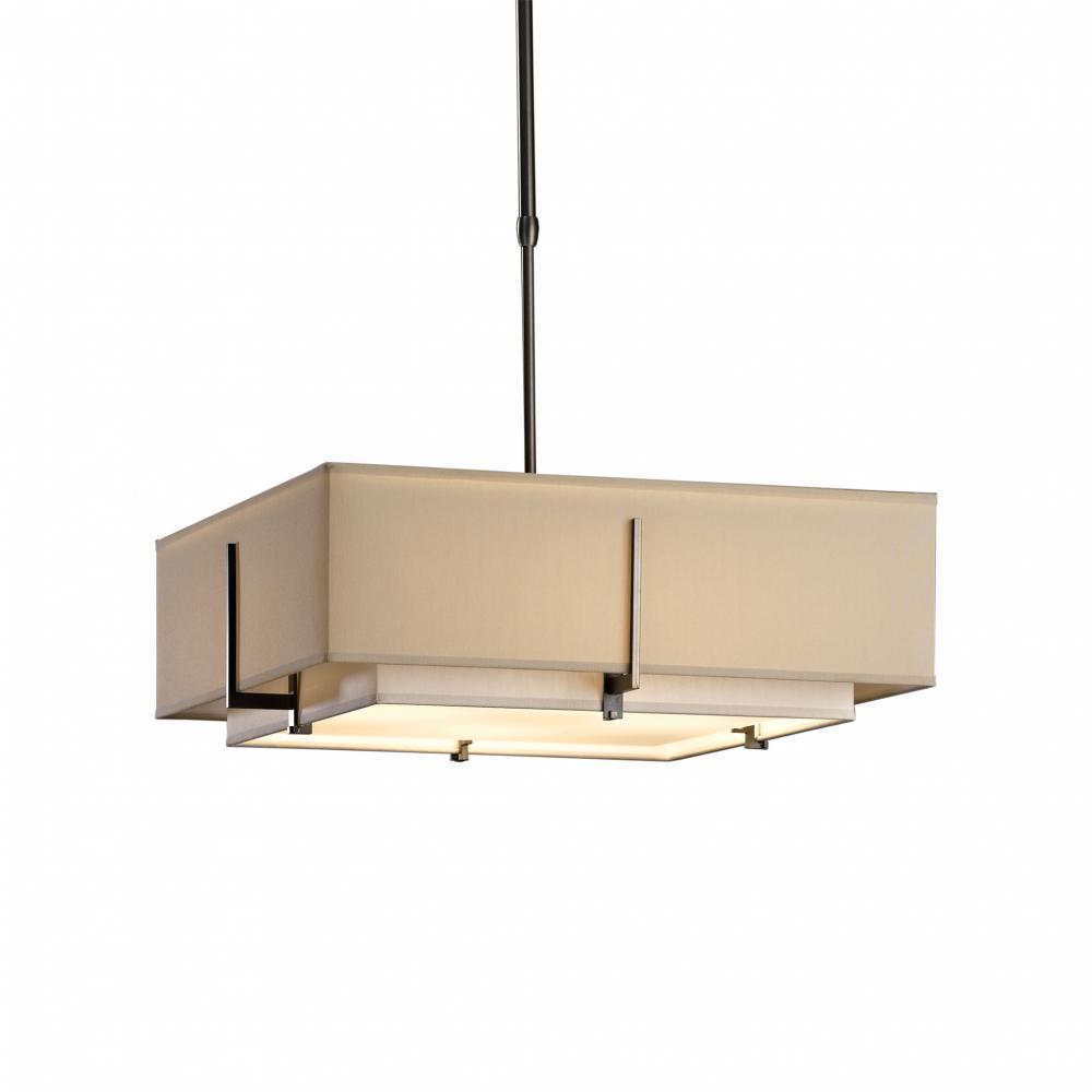 Exos Square Double Shade Pendant