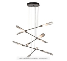Hubbardton Forge 131410-SKT-LONG-07-85-WC0822 - Flight 10-Light Small Pendant