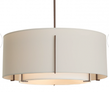 Hubbardton Forge 139610-SKT-MULT-05-SF2290-SE2899 - Exos Large Double Shade Pendant