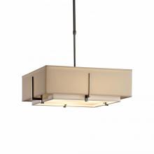 Hubbardton Forge 139630-SKT-MULT-10-SF1605-SE2012 - Exos Square Double Shade Pendant