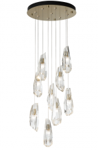 Hubbardton Forge 131101-SKT-STND-86-CR - Luma 9-Light Large Crystal Pendant