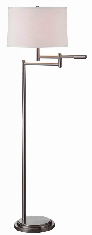Theta Swing Arm Floor Lamp 20941bs, Swivel Arm Floor Lamp