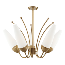 Mitzi by Hudson Valley Lighting H262805-AGB - 5 LIGHT CHANDELIER