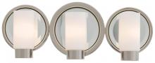 Minka George Kovacs P5863-613 - Three Light Etched Opal Glass Polished Nickel Vanity
