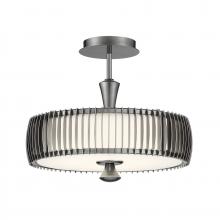 Minka George Kovacs P1678-084C-L - NIGHT MOVES - 15" LED LIGHT SEMI FLUSH