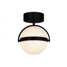 Alora Lighting FM301001MB - Globo 7-in Matte Black LED Flush Mount