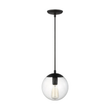 Visual Comfort & Co. Studio Collection 6501801-112 - Leo - Hanging Globe Small One Light Pendant with Clear Seeded Glass