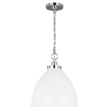 Visual Comfort & Co. Studio Collection CP1291MWTPN - Wellfleet Medium Dome Pendant