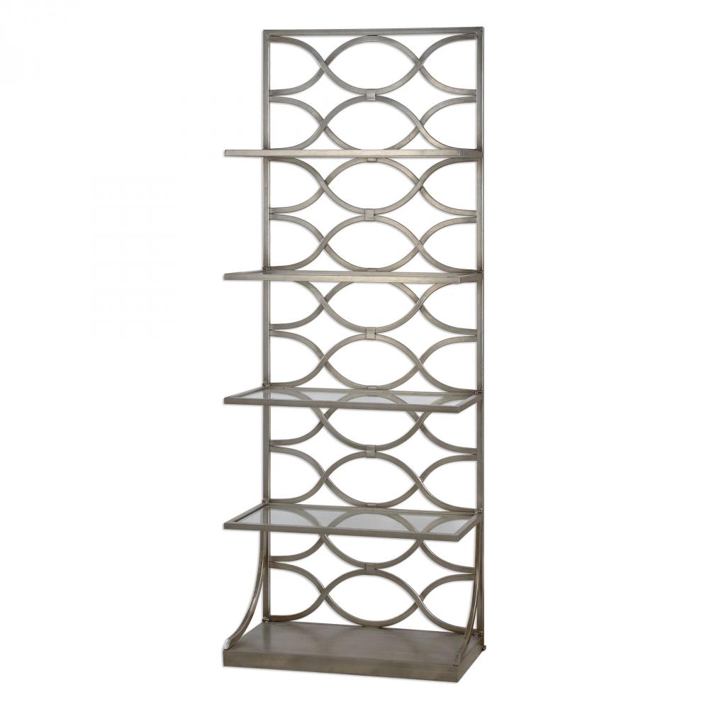 Uttermost Lashaya Silver Etagere