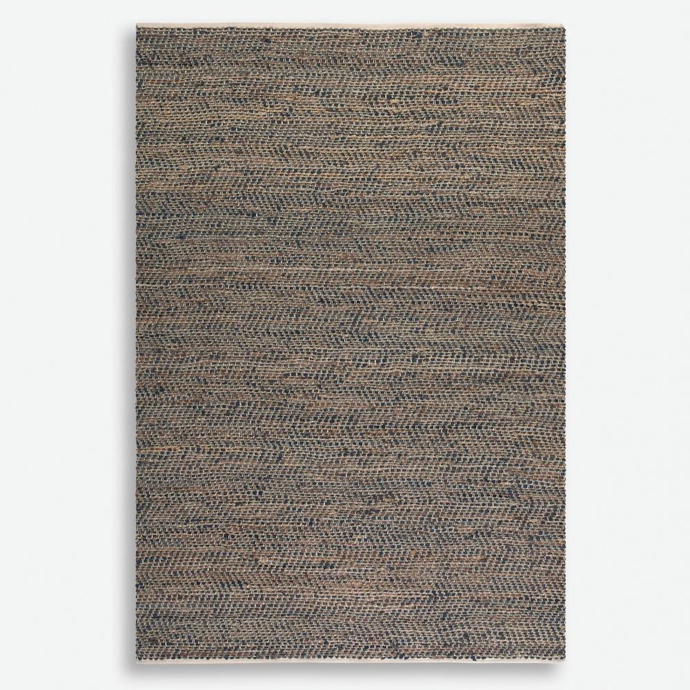 Uttermost Tobais 9 X 12 Rescued Leather & Hemp Rug