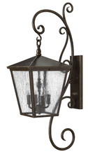 Hinkley 1436RB-LL - Extra Large Wall Mount Lantern with Scroll