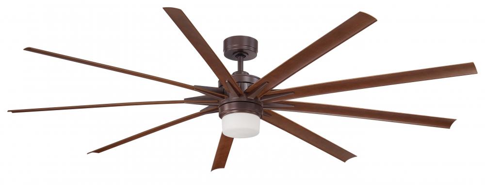 Odyn: Oil-Rubbed Bronze, Walnut Blade-8, Opal Frosted