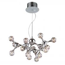 ELK Home 30025/15 - Molecular 15-Light Chandelier in Polished Chrome with Rainbow Glass